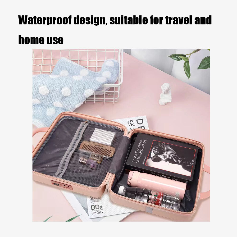 Makeup Train Case ProfessionalMakeup Case 14Large CapacityCosmetic Case toiletry bagValentine's Day Birthday Mother's DayGift Make up Brush OrganizerPortable Artist Storage Bag CuteMakeup Bag for Women TravelCosmetic Bags Toi