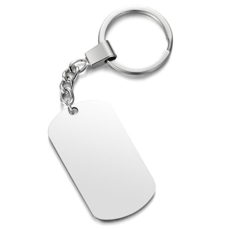 personalized photo keyring custom stainless steel key chain