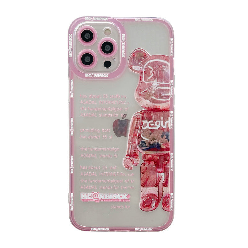 Tide brand cartoon bear soft shell iphone case