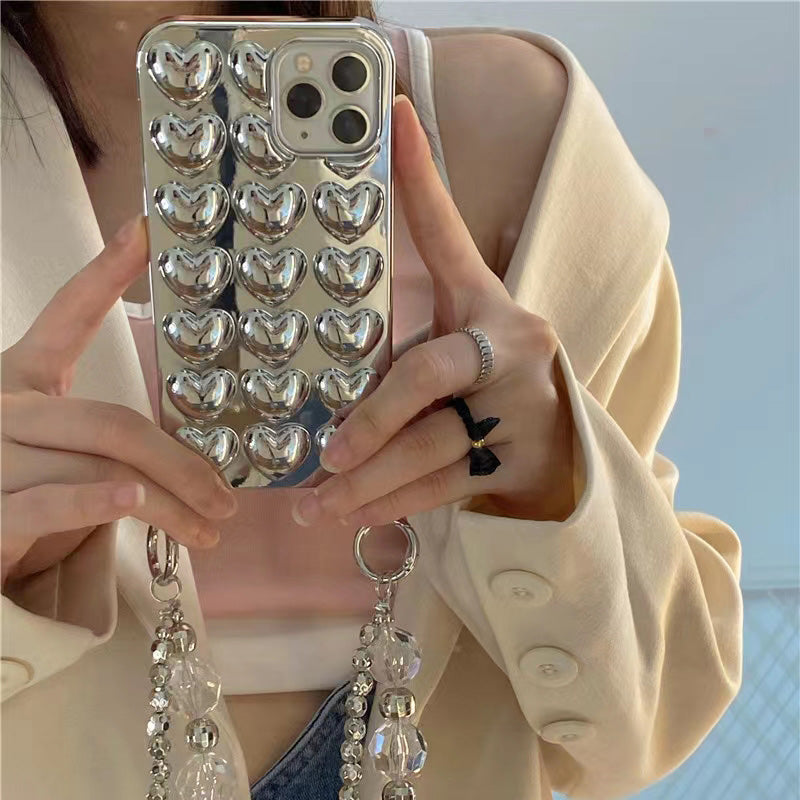 Sweet Cool Love Crossbody Chain iphone case