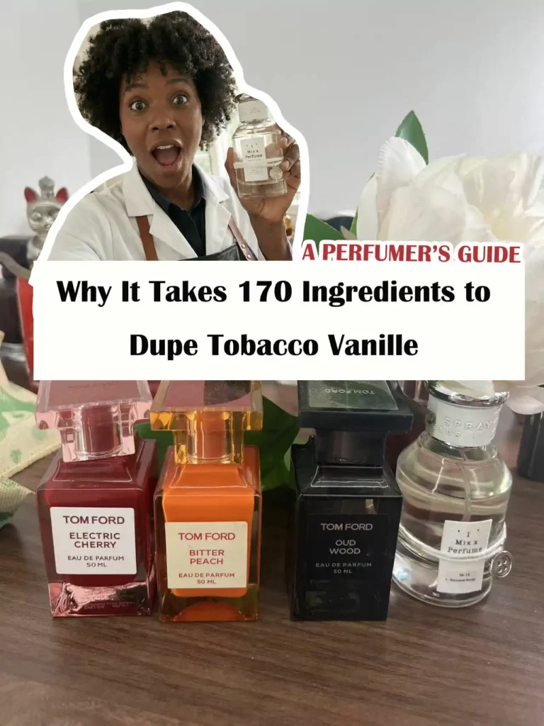 Looking for the best Tom Ford Tobacco Vanille dupe? Discover why it takes 170 ingredients and GC-MS lab technology to recreate this luxury masterpiece.