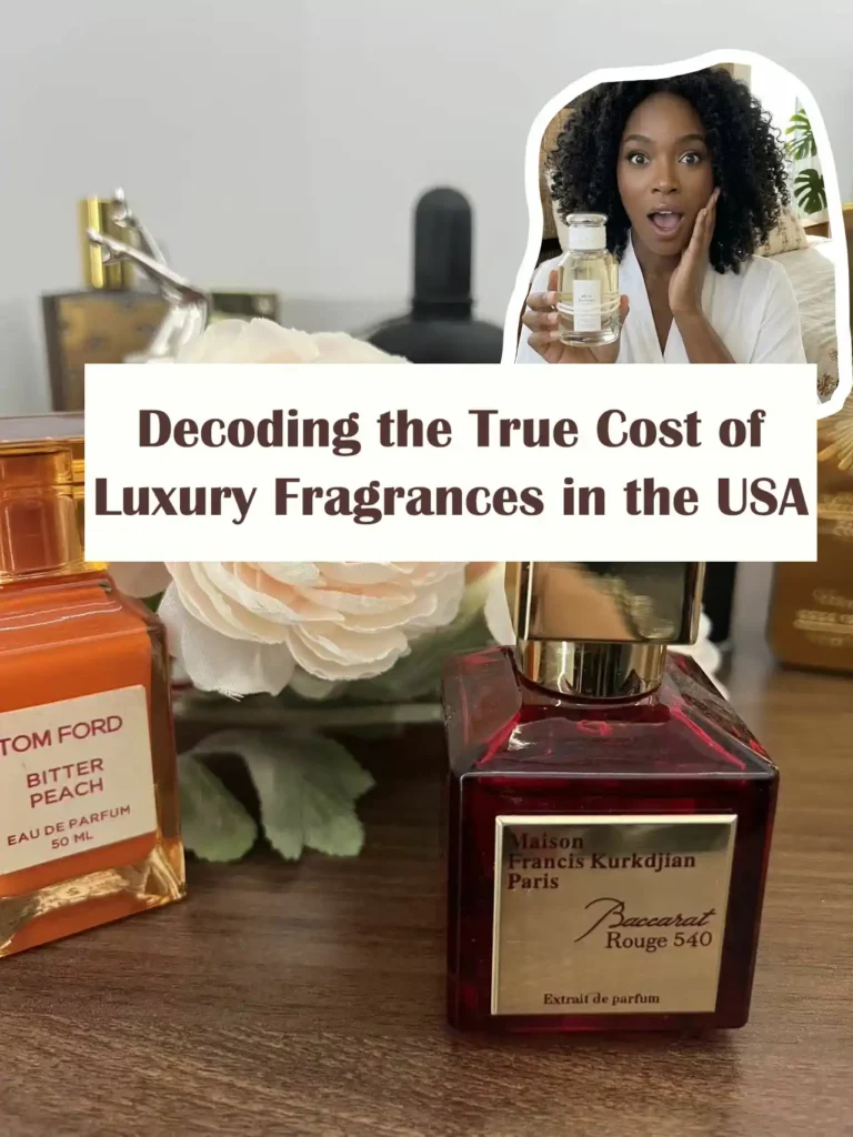 A happy customer holding and recommending a premium inspired by cologne, highlighting affordable luxury fragrances in the USA.