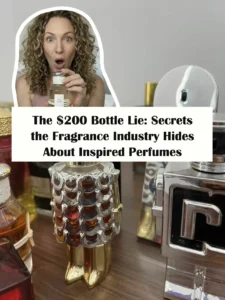 The $200 Bottle Lie: Secrets the Fragrance Industry Hides About Inspired Perfumes 2 A fragrance enthusiast showing her favorite long-lasting premium perfume dupe, highlighting the value of direct-to-consumer luxury scents.
