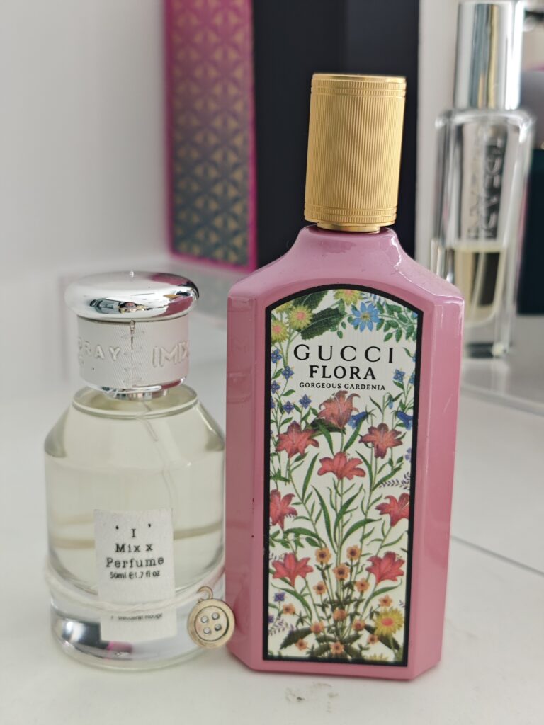 How to Find the Perfect Gucci Bloom Dupe: A Perfume Chemist's Guide to White Floral Formulations in the USA 7 Side-by-side comparison of a designer white floral perfume and a high-quality affordable alternative