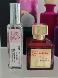 How to Wear Baccarat Rouge 540 for Men: A Master Perfumer’s Guide to Scent Chemistry and the Ultimate USA Supply Chain Secret 3 Authentic Maison Francis Kurkdjian bottle compared to IMIXX No.19 premium woody amber fragrance alternative for men.