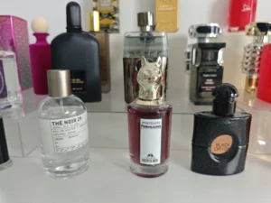 Visual cost breakdown comparing expensive traditional perfumes with high-quality, direct-to-consumer cologne dupes.