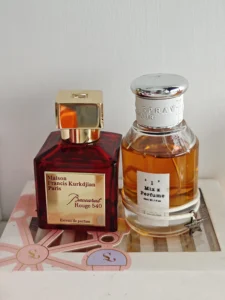 How to Find the Best Baccarat Rouge 540 Dupe in the USA: A Master Perfumer's Guide to Skin Chemistry, Sillage, and Supply Chain Secrets 2 Side-by-side cost and packaging comparison of the original Baccarat Rouge 540 and a premium Baccarat Rouge 540 dupe Extrait de Parfum.