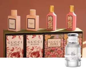 How to Choose an Affordable Gucci Bloom Dupe: Science & Cost Breakdown 2 Side-by-side comparison of a luxury designer floral perfume and a high-quality affordable Gucci Bloom dupe.