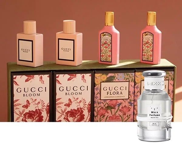 How to Choose an Affordable Gucci Bloom Dupe: Science & Cost Breakdown 9 Side-by-side comparison of a luxury designer floral perfume and a high-quality affordable Gucci Bloom dupe.