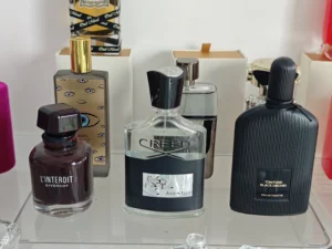 Visual breakdown comparing a $150 luxury tuberose fragrance next to the $35 Imixx No. 43 factory-direct alternative bottle.