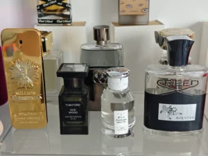 Premium designer-inspired perfume by IMIXX matched against a mainstream luxury scent profile, highlighting high perfume oil concentration.