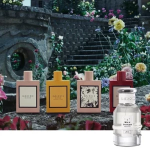 How to Choose an Affordable Gucci Bloom Dupe: Science & Cost Breakdown 3 Comparing the bottle and price of an expensive designer fragrance with a budget-friendly white floral perfume alternative.