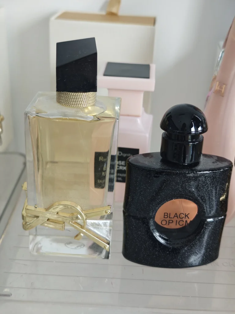How to Find the Perfect YSL Black Opium Perfume Dupe in the USA: A Supply Chain Expert's Guide to Smelling Expensive 1 Side-by-side comparison of an expensive YSL Black Opium designer fragrance bottle and a long-lasting affordable perfume dupe